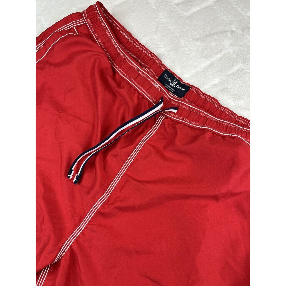 Robert Graham Swim Shorts Men's (XXL) Red Casual Logo Trunks